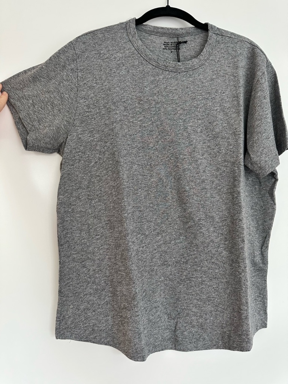 Buck Mason traverse curved hem tee